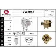 Генератор SNRA JXSUZOP VW8042 VW8 042 Mercedes V-Class (W638) 1 Минивэн 2.8 V 280 (6344. 6394) 174 л.с. 1997 – 2003