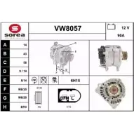 Генератор SNRA Z4A52FX 1228735985 VW8057 VW 8057