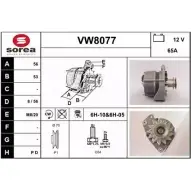 Генератор SNRA VW8077 1228736275 V W8077 HQ6CPLW