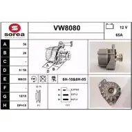 Генератор SNRA 5VSXV VW8080 VW80 80 1228736337