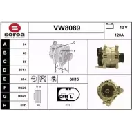 Генератор SNRA 1228736443 VW8 089 VW8089 0L8DPZS