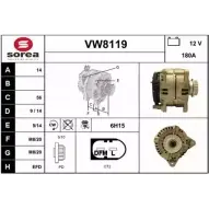 Генератор SNRA VW8119 1228736609 YKIM0F V W8119