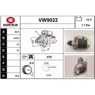 Стартер SNRA VW9022 UIN3B 1228736787 VW90 22