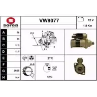 Стартер SNRA 1228737139 65A7R2X VW9077 V W9077