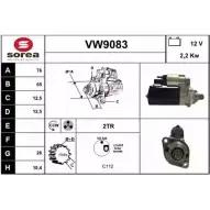 Стартер SNRA Volkswagen Transporter (T5) 5 Грузовик 2.5 TDI 4motion 174 л.с. 2004 – 2009 VW9083 VW908 3 KEKXYY