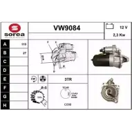 Стартер SNRA Volkswagen LT (2DB, 2DE, 2DK) 2 Автобус 2.8 TDI 158 л.с. 2001 – 2006 VW 9084 VW9084 NUDMO