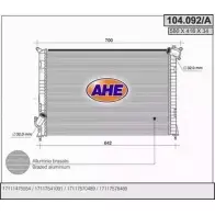 Радиатор охлаждения двигателя AHE 104.092/A 1229022037 O 789C D8B59R
