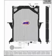 Радиатор охлаждения двигателя AHE 132.050 1229030121 Y CM6EF HWZNND