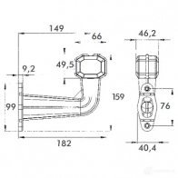 Габаритный фонарь PROPLAST 40153004 1437952334 ZS X3RRX - Изображение 2