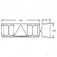 Задний фонарь PROPLAST 1437664655 40242011 V DAH2I - Изображение 3