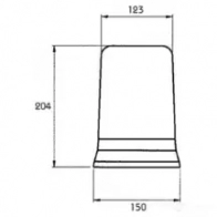 Вращающийся проблесковый маячок PROPLAST 1437664047 D1MGR D7 40510001 - Изображение 2
