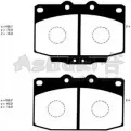 Тормозные колодки, дисковые, комплект ASHUKI JQ5NW 45 JX0 M053-05 1230433893