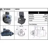 Стартер EDR VET4 Z 75UF7 910028 1230994777