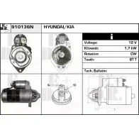 Стартер EDR 910136N 0NOSNEQ 1230995711 U YTN4G