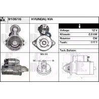 Стартер EDR W SU91 910616 Kia Sorento (XM) 2 2010 – 2014 STBU1