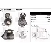 Стартер EDR 910681 2JTOS6 Nissan Micra (K12) 3 Хэтчбек D3 SVF