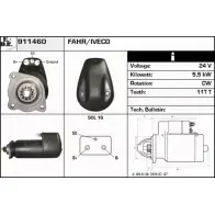 Стартер EDR KZ VMBQ 1231001943 911460 3VKA3C