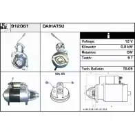 Стартер EDR XORUPC 5Z AQ9 1231002547 912061