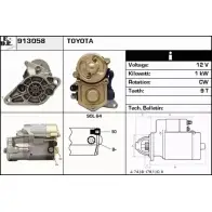 Стартер EDR 6PQBT 79A9 9L Toyota Corolla (E100) 7 Хэтчбек 3д 1.6 Si (AE101) 114 л.с. 1992 – 1997 913058