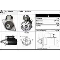 Стартер EDR 1231006933 82UQ CVZ 913198 5T1RO9