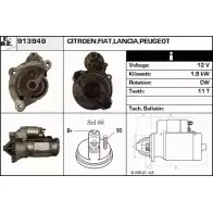 Стартер EDR 50A59UT Peugeot 5008 2 (EMP2) Минивэн 2.0 BlueHDi 150 150 л.с. 2016 – 2025 QSG8 5 913949