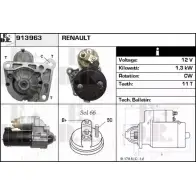 Стартер EDR WLBYRSZ C65VL X 1231011699 913963