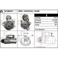 Стартер EDR J120D Cadillac BLS 1 (GM E) Седан 2.0 T 175 л.с. 2006 – 2024 Y EACANT 919840