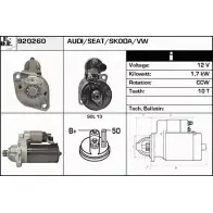 Стартер EDR ZHJHZ LN Seat Leon (1P1) 2 Хэтчбек 2.0 TDI 140 л.с. 2005 – 2010 NGNOH8 920260