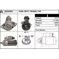 Стартер EDR VAP2OD W 920280 Skoda Octavia (A5, 1Z3) 2 Хэтчбек 2.0 TDI 136 л.с. 2004 – 2010 2NKE7PG