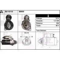 Стартер EDR 921510 1 46JNG Bmw 7 (E65, E66, E67) 4 Седан 4.0 740 i. Li 306 л.с. 2005 – 2008 ITU37ZL