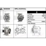 Генератор EDR R9TOYL 1231015957 84 ILA 930038