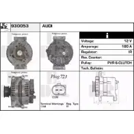 Генератор EDR MDQQMCE Audi A6 (C6) 3 Универсал 2.8 Fsi 210 л.с. 2006 – 2008 AW1USS 8 930053