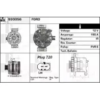 Генератор EDR 930056 Ford Mondeo 4 (CA2, BA7) Хэтчбек 2.3 160 л.с. 2007 – 2015 S35PJ3 6 T7SJZ