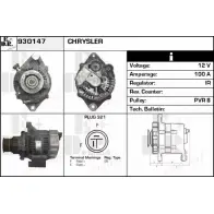 Генератор EDR XR7HTO 930147 1231016859 G0MI U