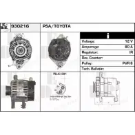 Генератор EDR 1231017319 930216 0K4OV H25I E