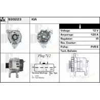 Генератор EDR 930223 4ZJ5XT Kia Carnival 548V4 K