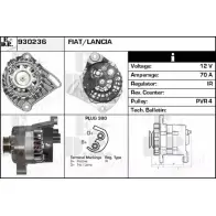 Генератор EDR L 2JRF Fiat Idea 930236 9T43L