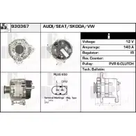 Генератор EDR BKAVON 930367 1231018209 MHL3F 98