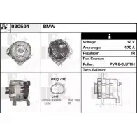 Генератор EDR Bmw X5 (E70) 2 Внедорожник 3.0 xDrive 35 d 286 л.с. 2008 – 2013 930591 GVRTM AB NRY