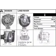 Генератор EDR 930629 HEJ4FO Land Rover Range Rover Sport 1 (L320) Внедорожник 4.4 4x4 299 л.с. 2005 – 2013 KNO 0J4P