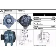 Генератор EDR 1231019613 930659 5IATGCV 46JN0O I