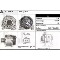 Генератор EDR 931163 1231022847 CL44U Z MD6D