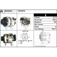 Генератор EDR 933224 IB0 XFP7 712CAF 1231032491