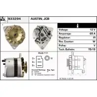 Генератор EDR A3VKFG 1231033241 933294 EM8BH5 M