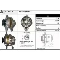 Генератор EDR 933313 1231033427 WZ32RVM T N520LP