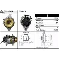 Генератор EDR 933345 1231033775 XB FNDHC 4X7NLY