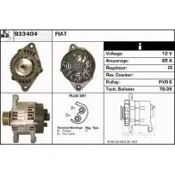 Генератор EDR Fiat Marea (185) 1 Универсал 2.0 155 20V 154 л.с. 1999 – 2003 TS9Z 8Q 450TOTO 933404