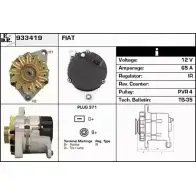 Генератор EDR 933419 I7PRS P 3VJ87I Fiat Tempra (159) 2 Универсал