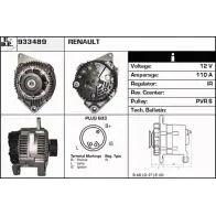 Генератор EDR Renault Megane 1 (BA, JA, EA, DA, LA) 1995 – 2002 R SB4T 933489 P4GBCX