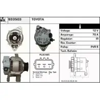 Генератор EDR 933503 Toyota Corolla (E100) 7 Хэтчбек 3д 1.8 GTi 4WD 110 л.с. 1992 – 1995 U8 P89O DB0YJ6P